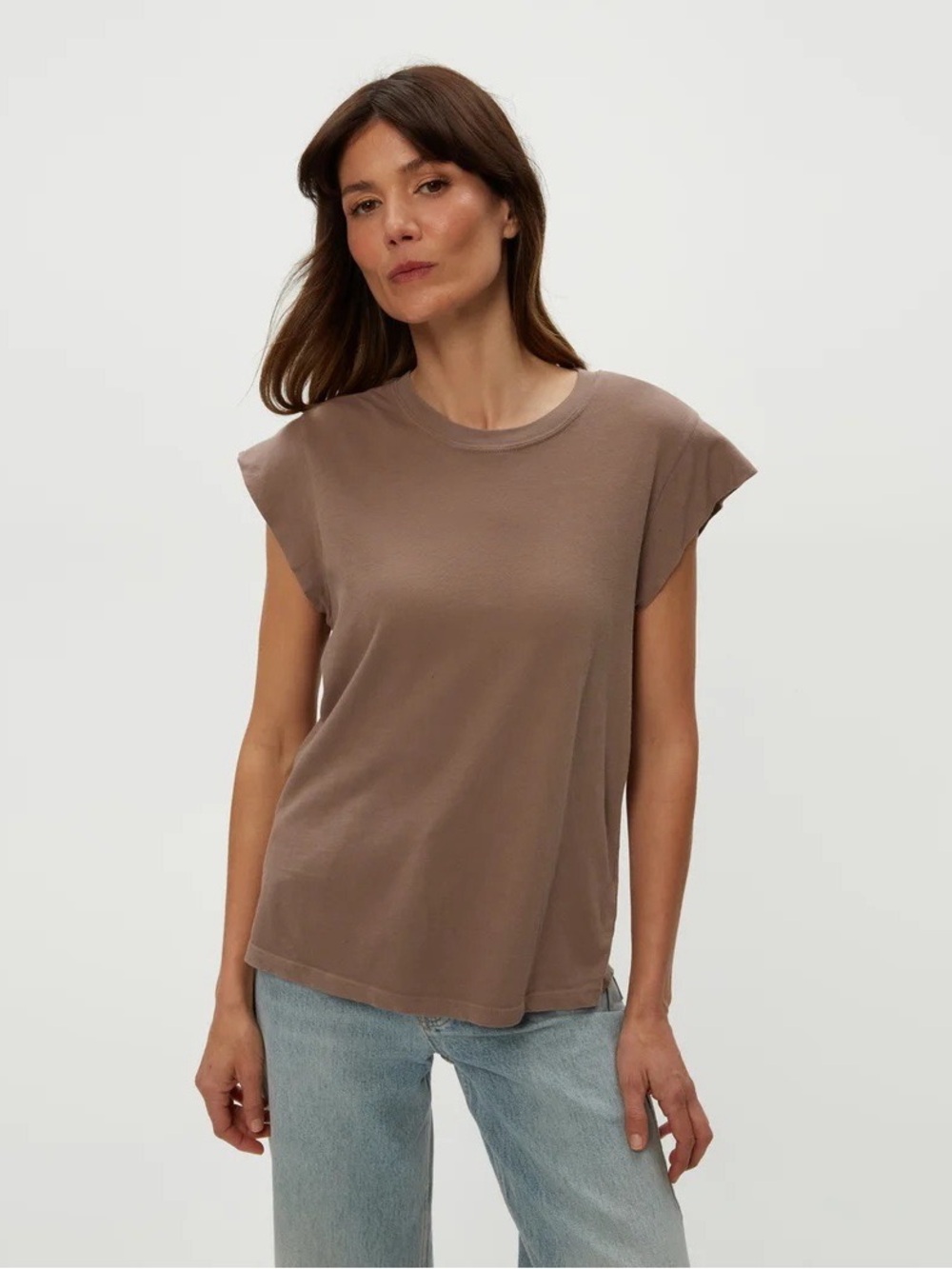 Michael Stars Joey Power Shoulder Tee